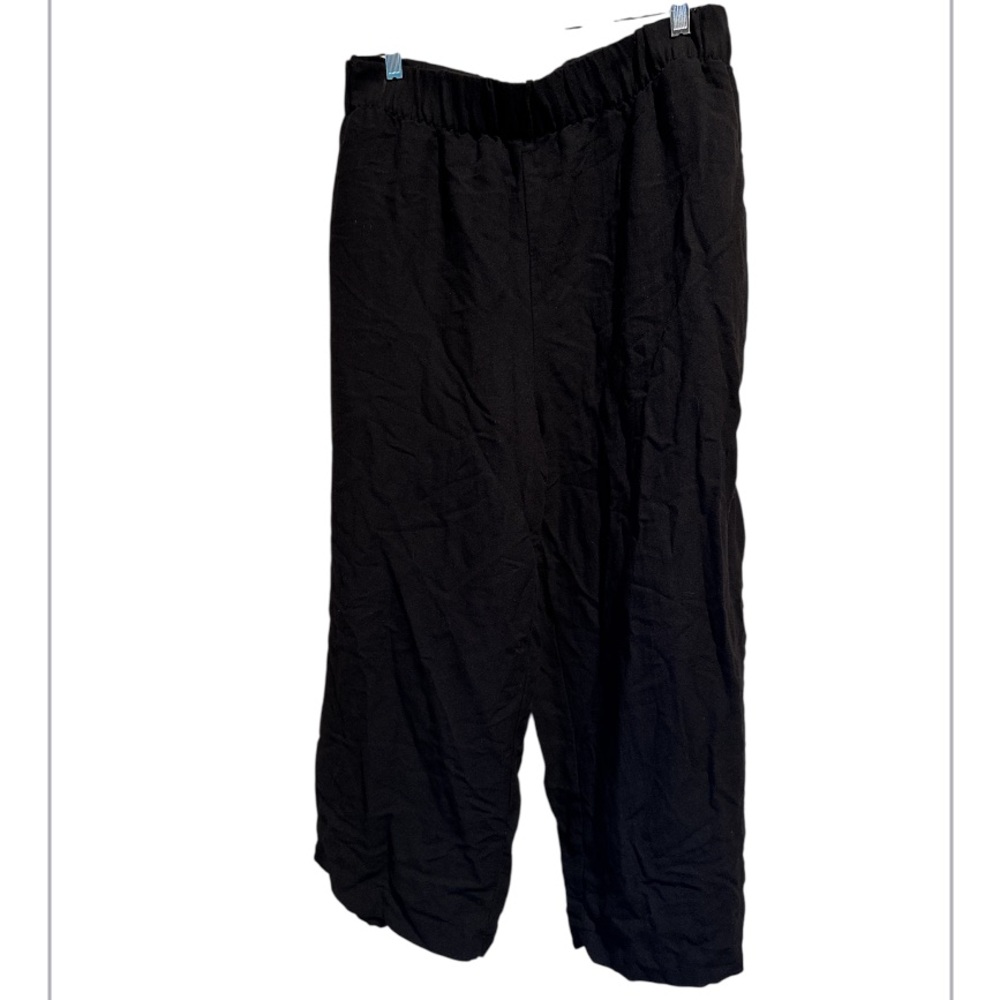 H&M black pants xxl viscose polyamide blend
